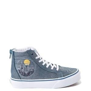 Vans Kids Sk8-Hi Zip Hogwarts Casual Shoes Blue 12